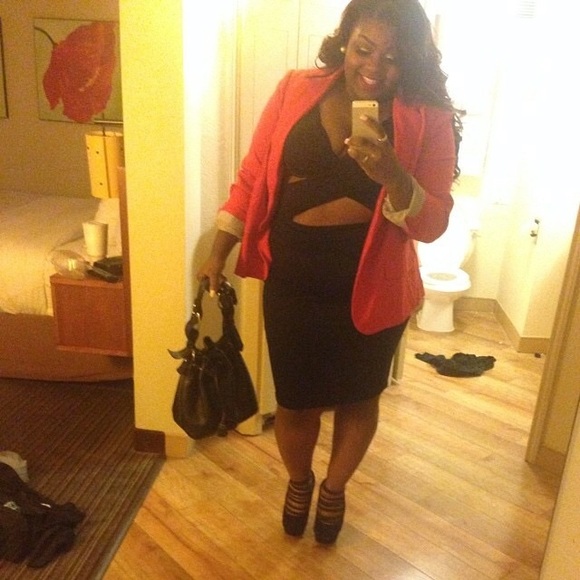 Sexy Black Reversible Cutout Dress