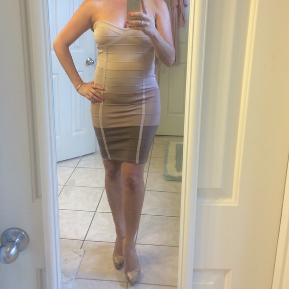 Bebe bandage dress