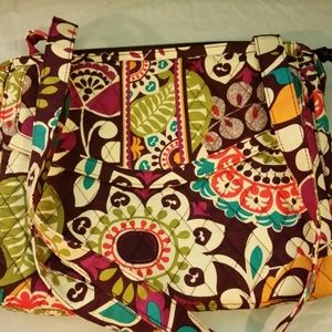 Vera Bradley tablet hipster crossbody Plum Crazy