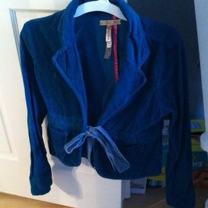 Teal Corduroy Blazer