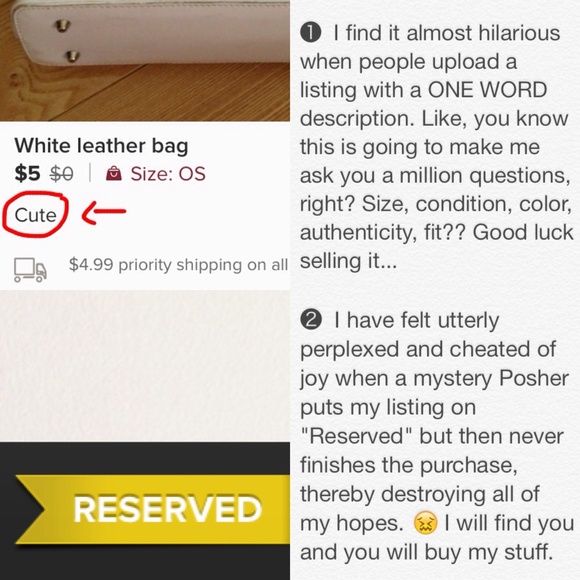 My Poshmark Confessions - Picture 2 of 4