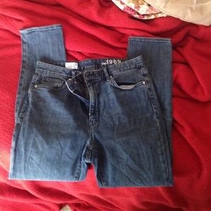 Gap Distressed Always Skinny High Rise sz30r