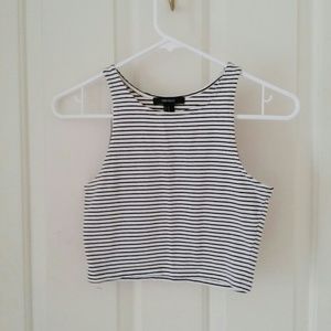 Striped crop top