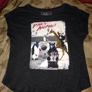 Riot Society party animals tshirt