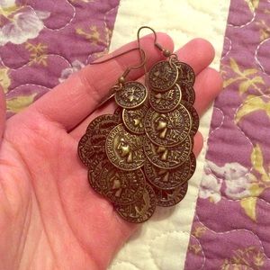 Coin earrings