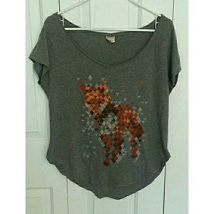 Hollister Geometric Fox Shirt