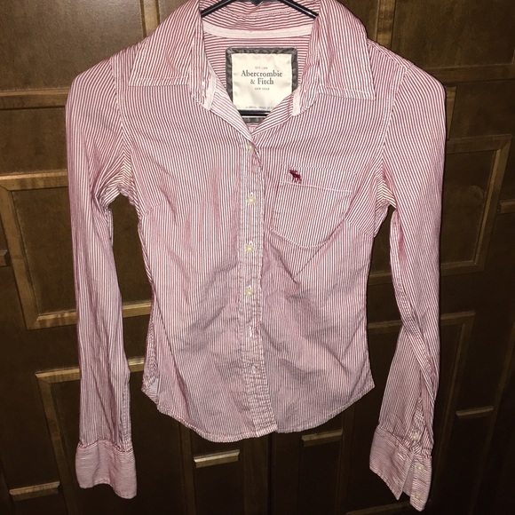 Abercrombie collared long sleeve