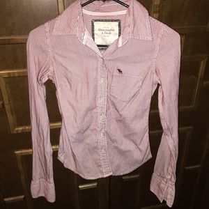 Abercrombie collared long sleeve
