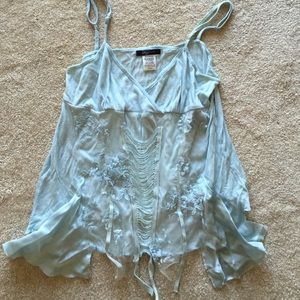 Gorgeous baby blue top