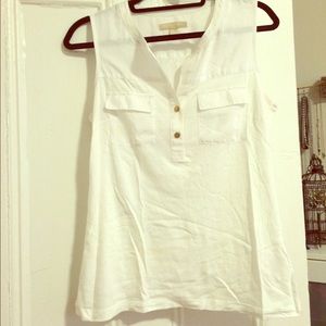 Never worn white banana republic shirt