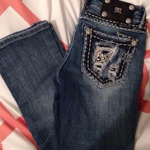 Miss me jeans and love pink shirt