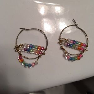 Handmade hoop earrings