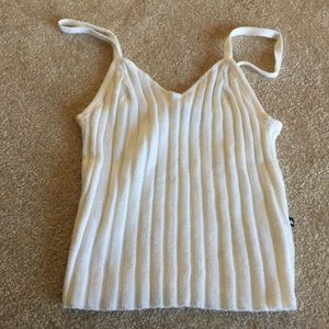 White knit top