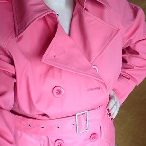 Pea coat styled rain jacket