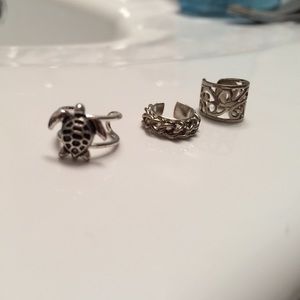 3 pretty ear cuffs bundle