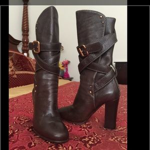 CHLOE BOOTS BROWN