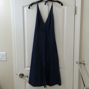 A|X Armani Exchange denim halter dress size 0