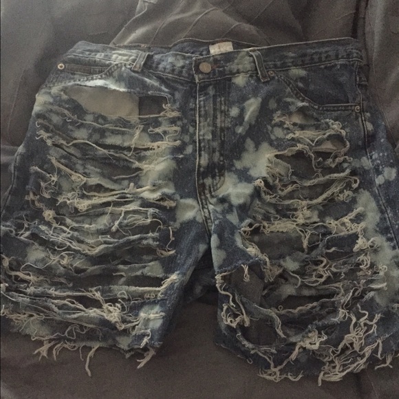 Calvin Klein Custom Distressed Denim Jeans