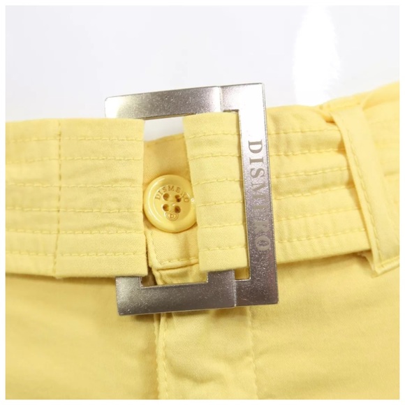 Dismero Designer Yellow Capri Crop Pant $305 - Picture 4 of 4