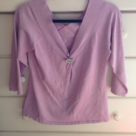 Vintage styled silk sweater