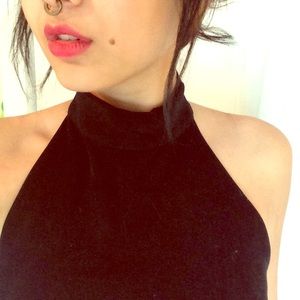 🌻Black Velvet A-Line Dress 🌻