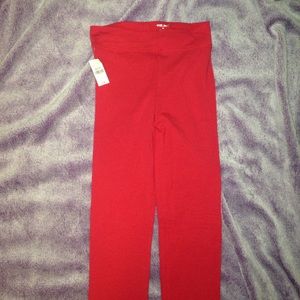NWT red leggings