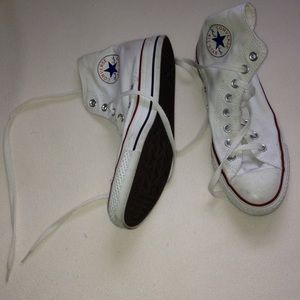 White High-Top Converse