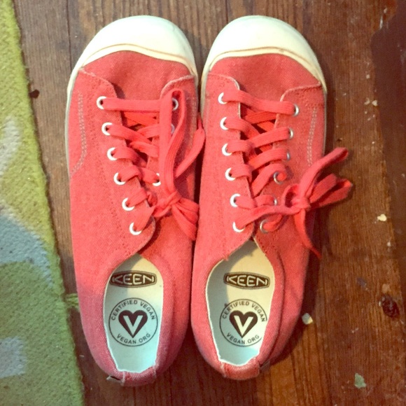 Orange shoes