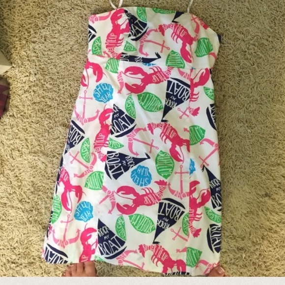 Strapless Lilly Pulitzer dress