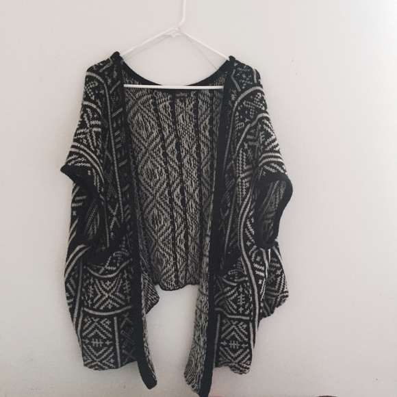 Tribal Print Cardigan and free people sweater bund