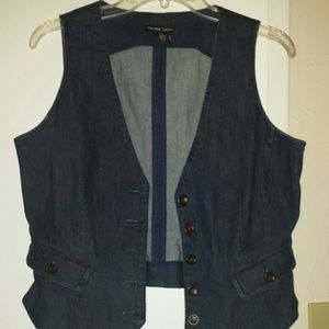 Blue jean vest