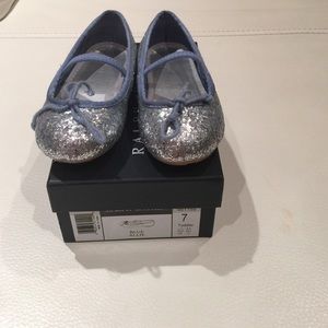 Ralph Lauren toddlers sequence blue flats size US7