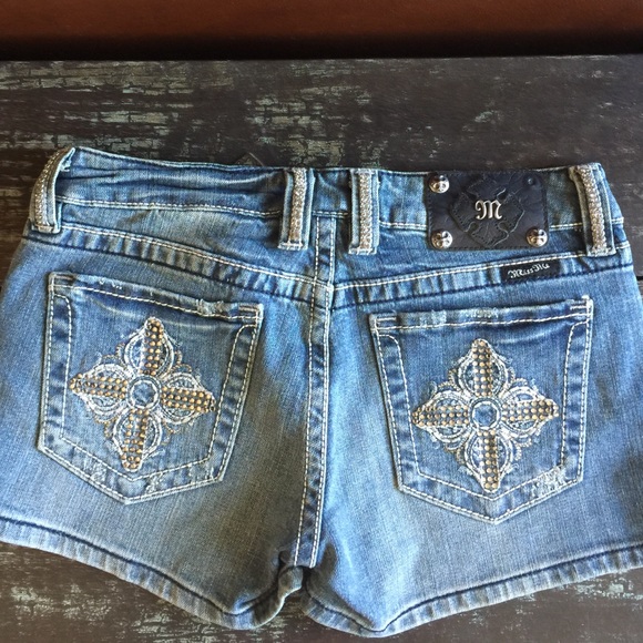 Miss Me bling shorts