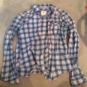 Pink Hollister flannel