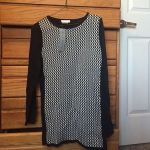 Black and White Long Sweater