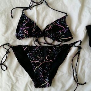 SOLD Paint Splatter Bikini Set