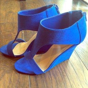 Blue wedges ❤️❤️NWOT❤️❤️