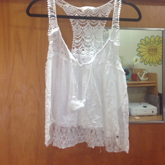 White tank top