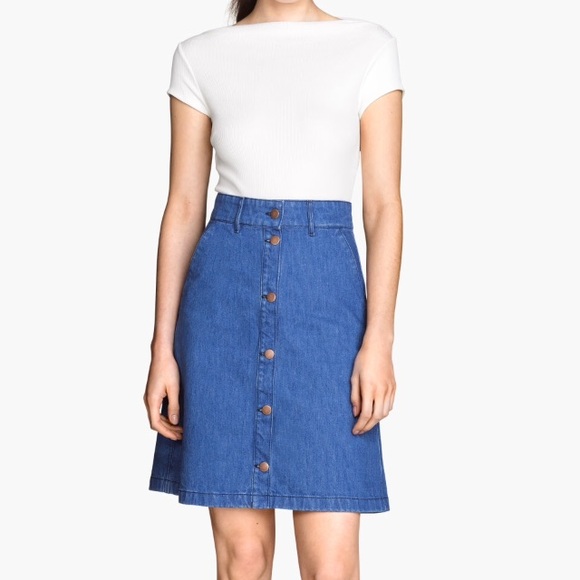 Denim skirt