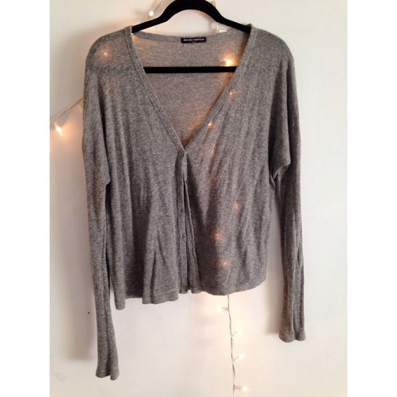 brandy melville plaid cardigan