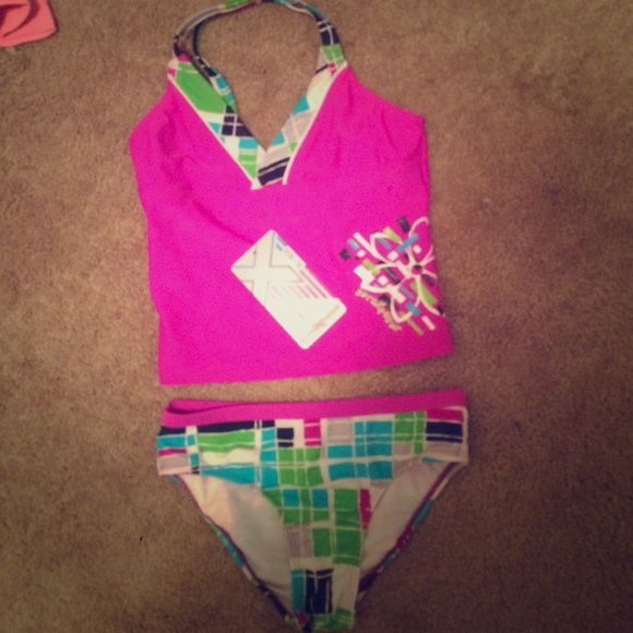 ZeroxPosur purple swimsuit