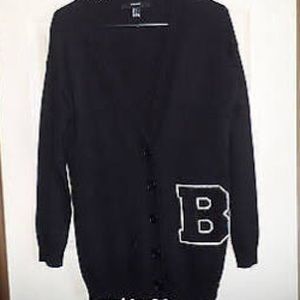 Black cardigan