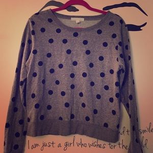 Forever 21 gray polka dot Sweater