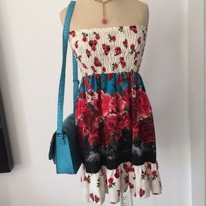 REDUCED-Floral Tube Dress- can be worn as a skirt