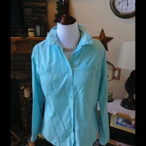 Light Turquoise Blouse