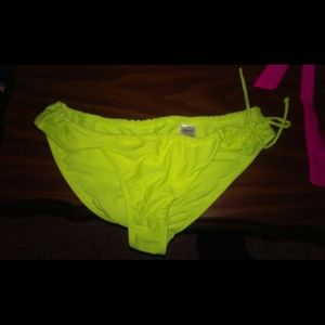 Neon yellow bikini  bottoms