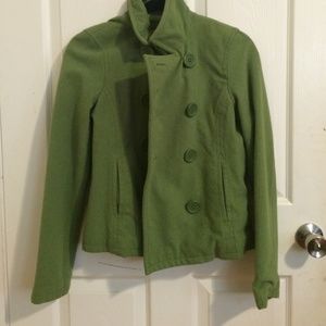 Abercrombie and Fitch green coat