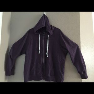 Old navy purple zip up hoodie