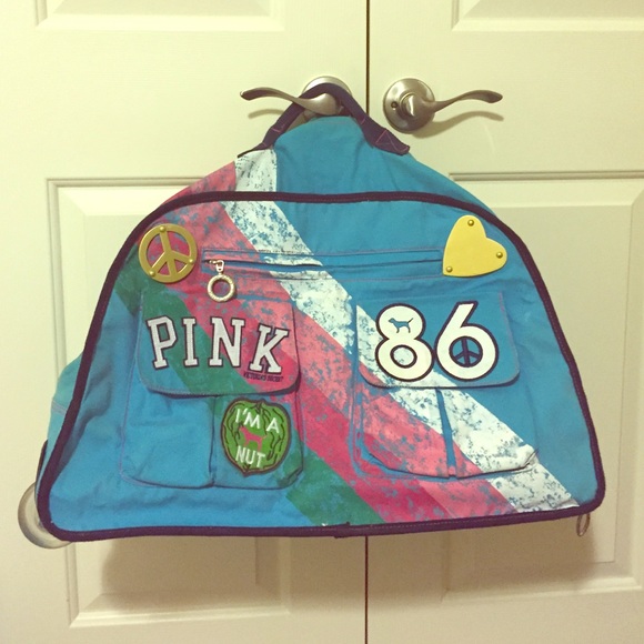 Victoria Secret Pink Camo Duffle Bag