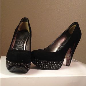 SAM EDELMAN  "York" Suede Platform